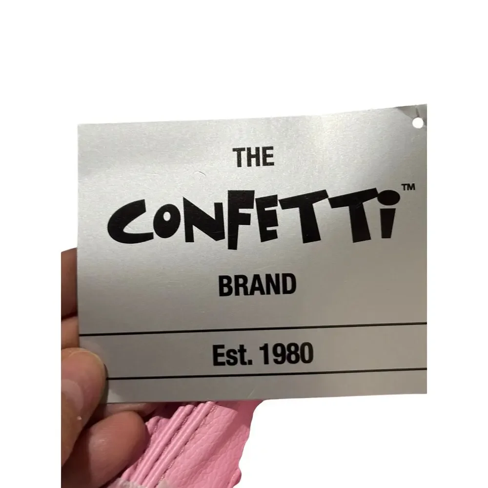 The confetti confetti pink